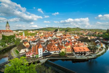 Scenic view of Český Krumlov