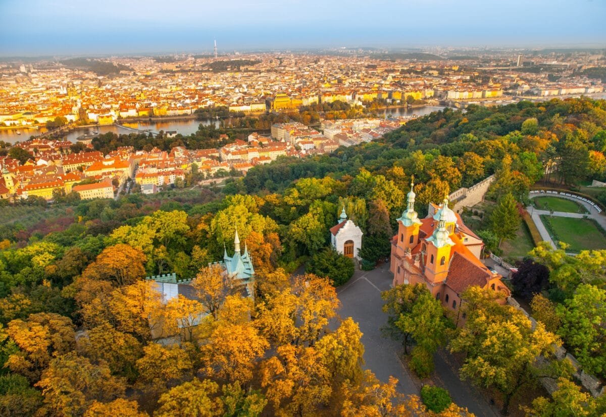 Prague as seen from Petrin Tower