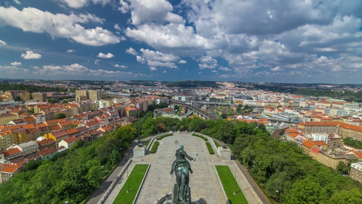 Prague as seen from Vítkov Hill, Prague